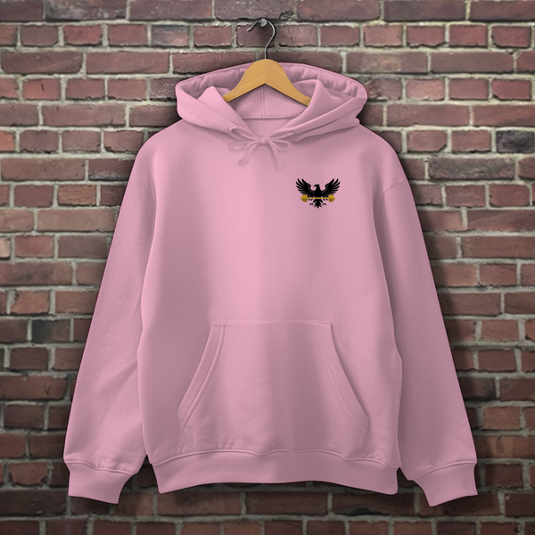 Imperial Eagle – Premium Hoodie Männer - Baby Pink