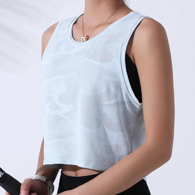 Camouflage Crop Top Damen