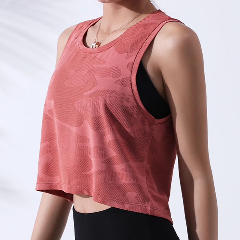 Camouflage Crop Top Damen