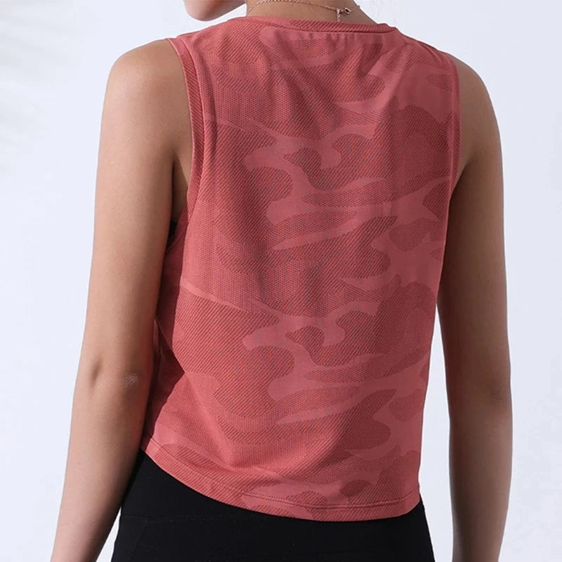 Camouflage Crop Top Damen