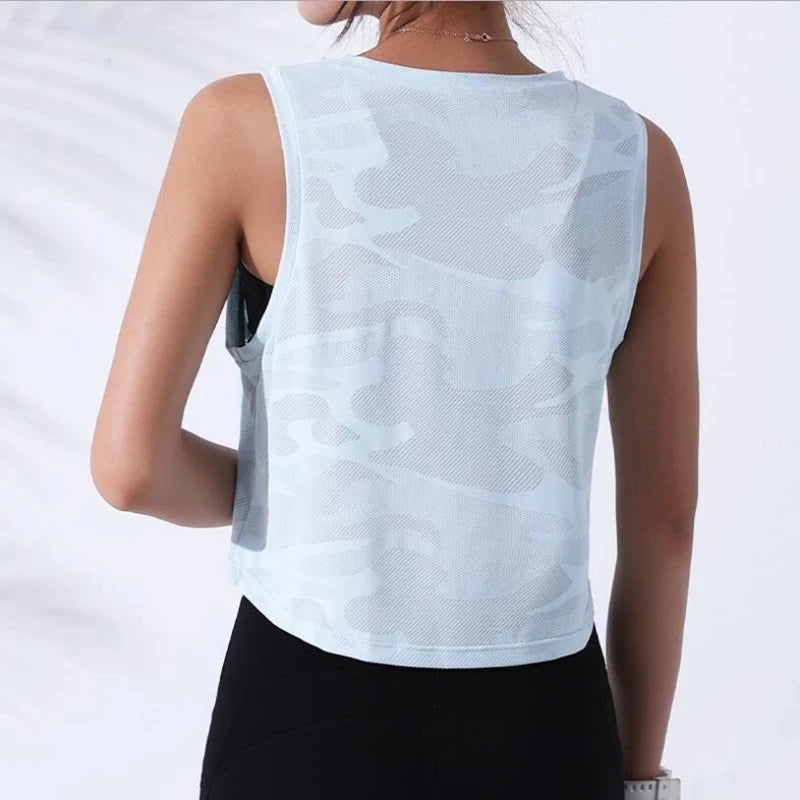Camouflage Crop Top Damen