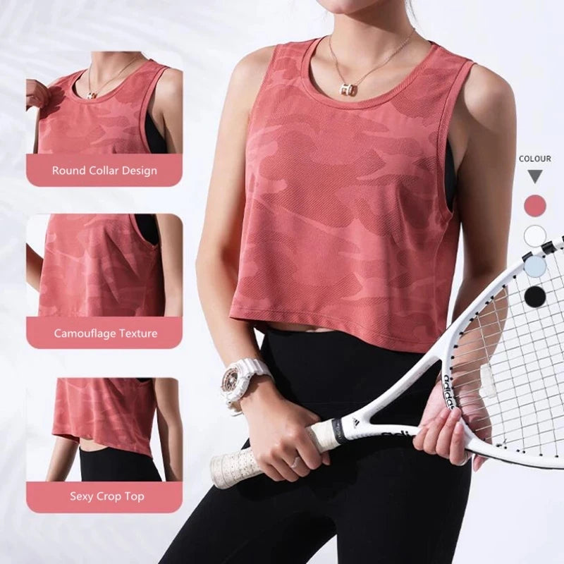Camouflage Crop Top Damen