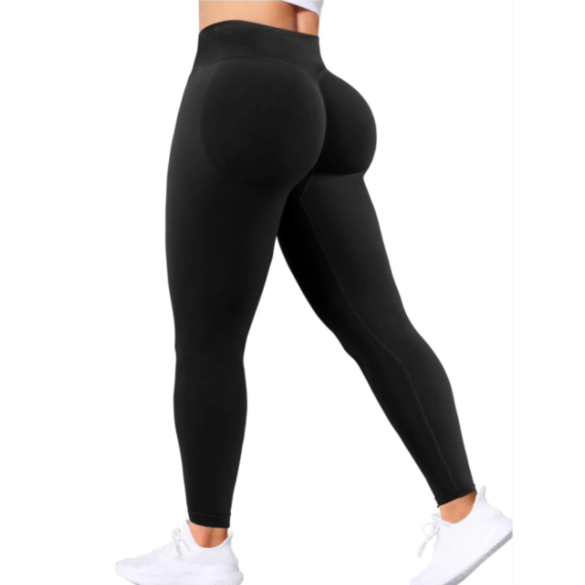 Peach Leggings High Waisted