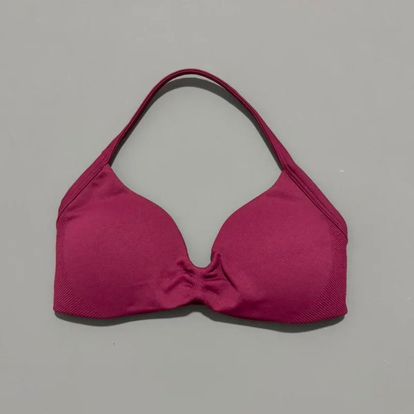 Free Sports Bra - Weinrot