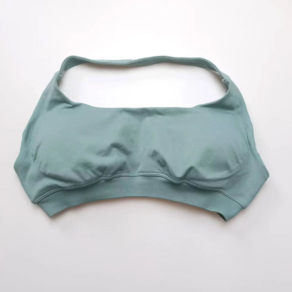 Neckholder Sports Bra - Pastellgrün