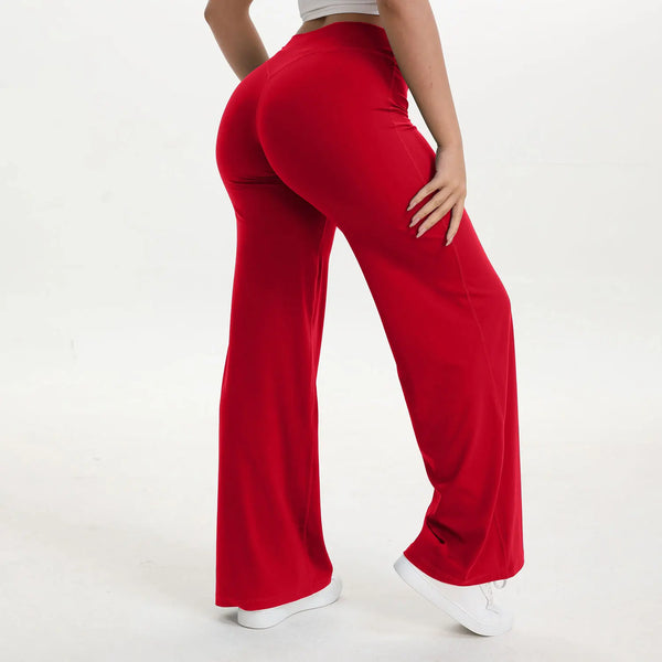 Comfort Yoga-Hose High Waisted - Rot