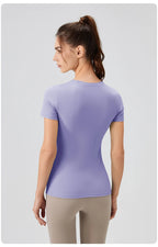Plain T-Shirt Damen