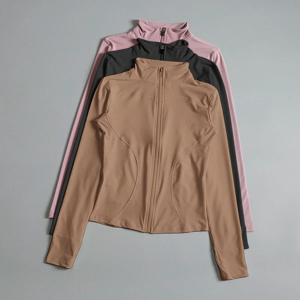 Line Zip Jacke Damen Hover