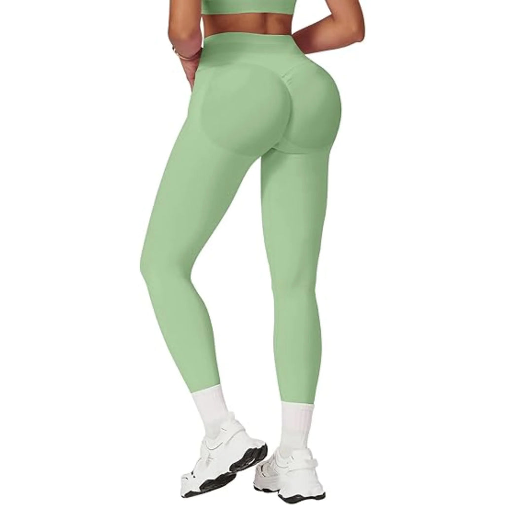 Peach Leggings High Waisted