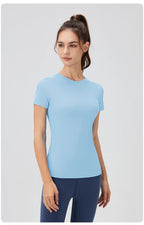 Plain T-Shirt Damen