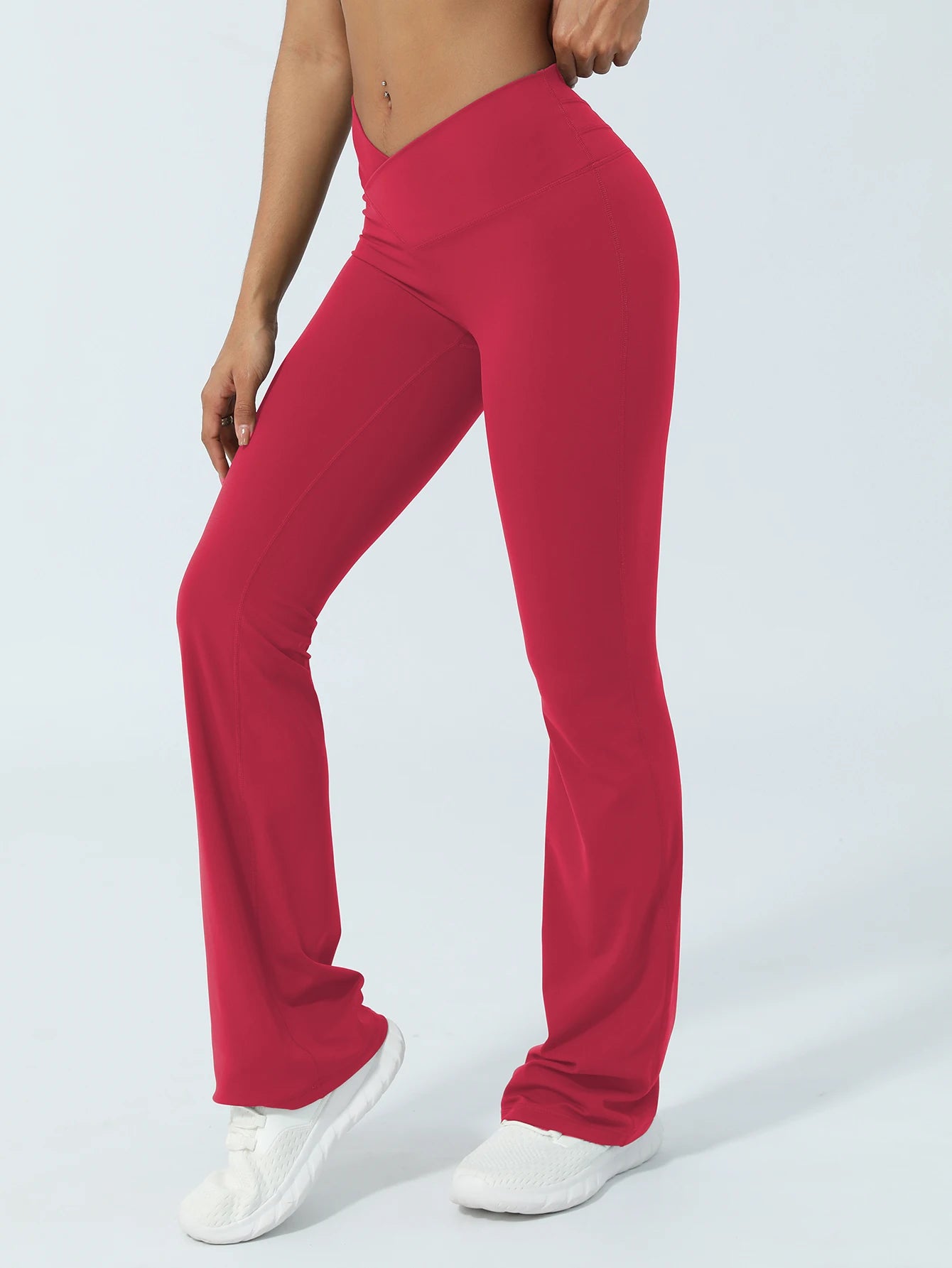 CrossWaist Yoga Hose High Waisted