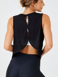 Feather Crop Top Damen