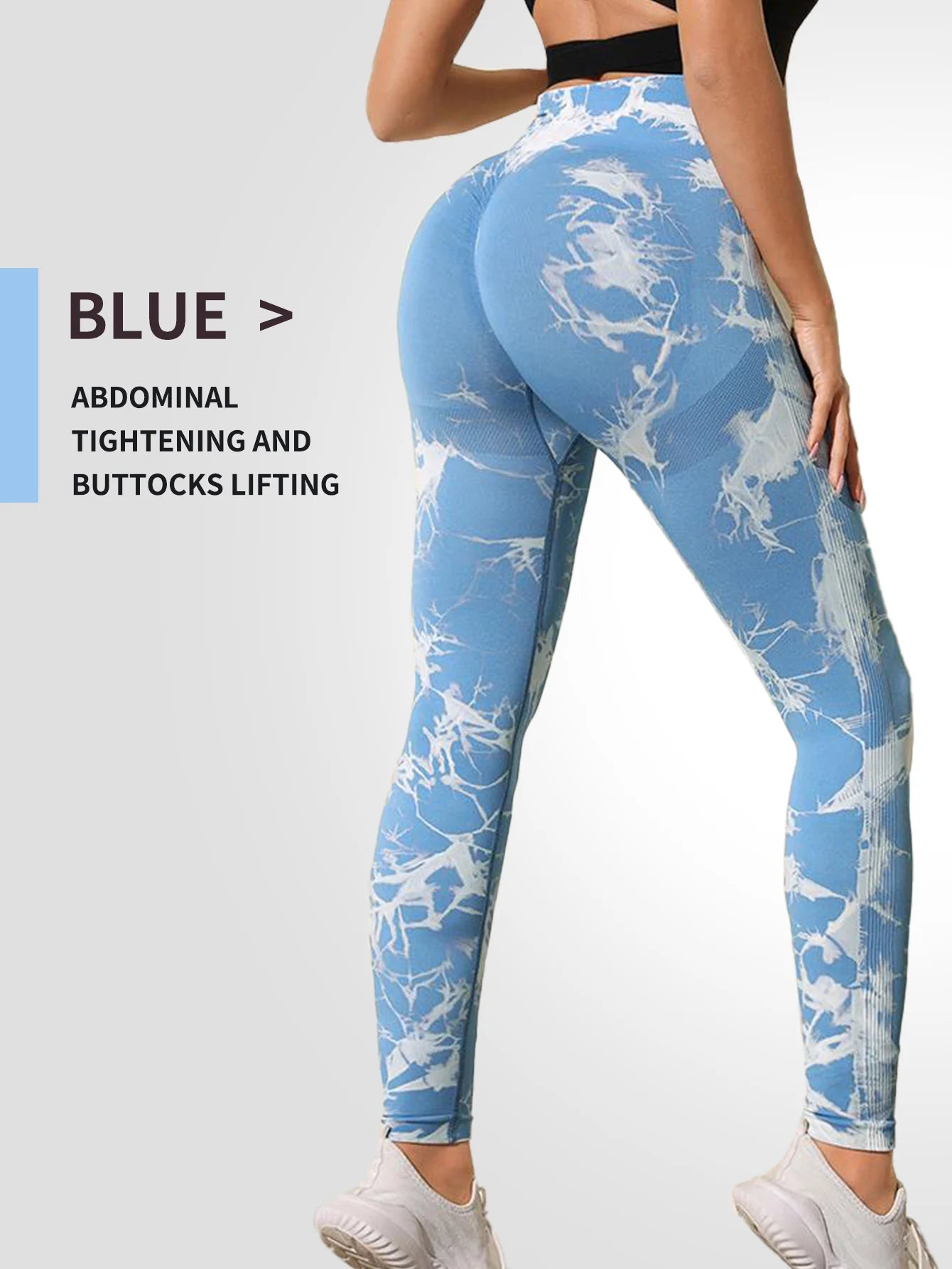 Batik Leggings High Waisted