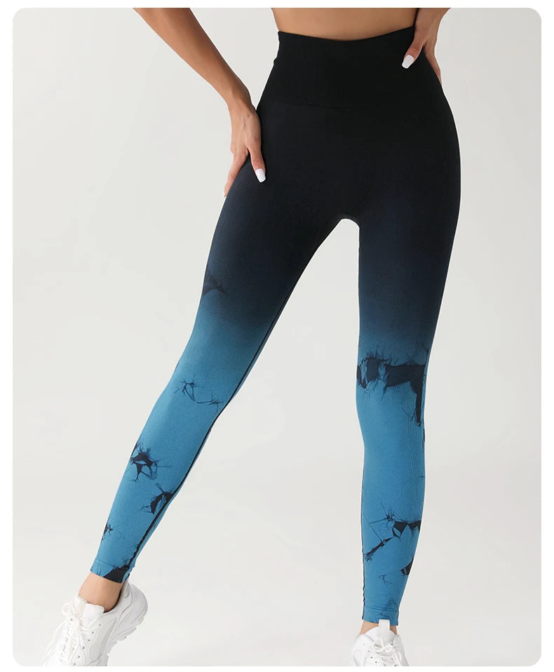 Ombré Leggings High Waisted