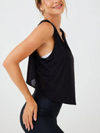 Feather Crop Top Damen