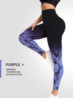 Ombré Leggings High Waisted