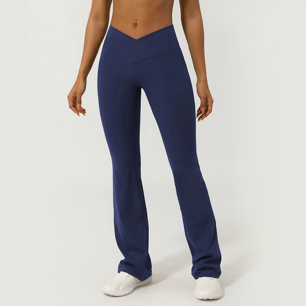 CrossWaist Yoga Hose High Waisted
