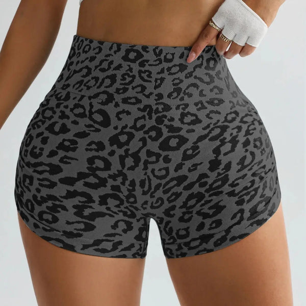 Leo Shorts High Waisted - Grau