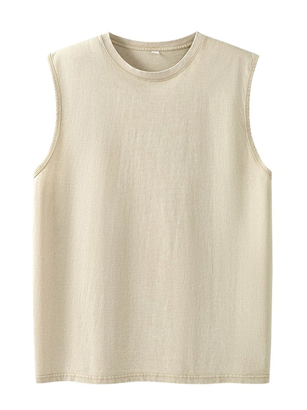 Faded Tanktop Herren - Beige