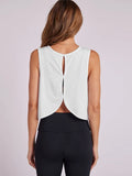Feather Crop Top Damen