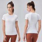 Plain T-Shirt Damen
