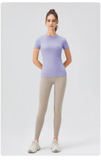 Plain T-Shirt Damen
