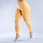 Peach Leggings High Waisted