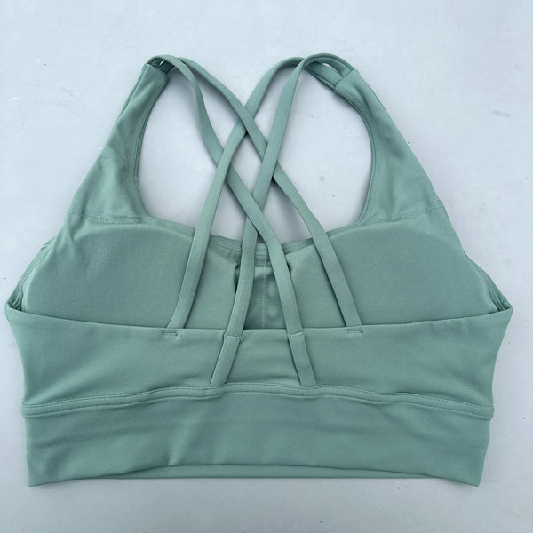 Double Cross Sports Bra - Türkis
