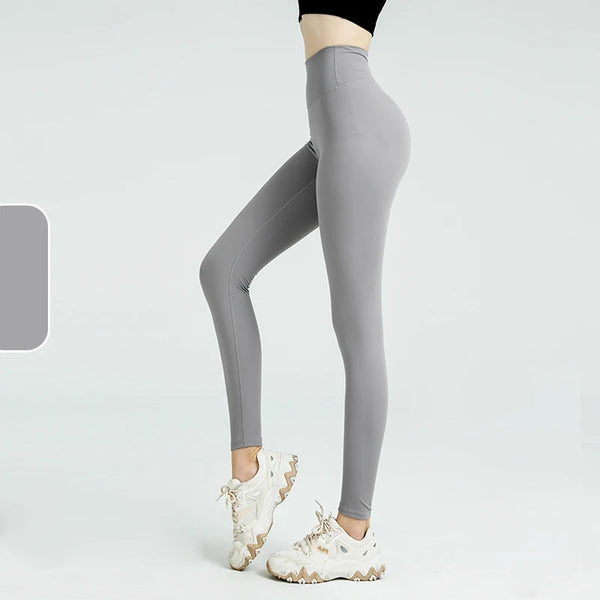 Classic Leggings High Waisted - Hellgrau