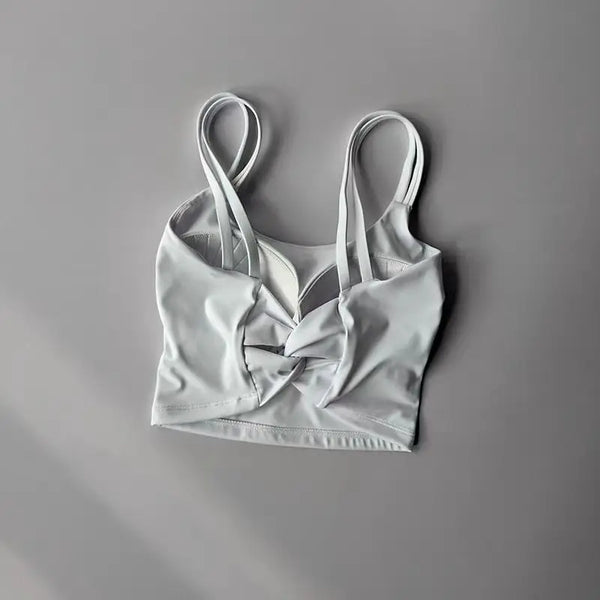 Butterfly Sports Bra - Weiß