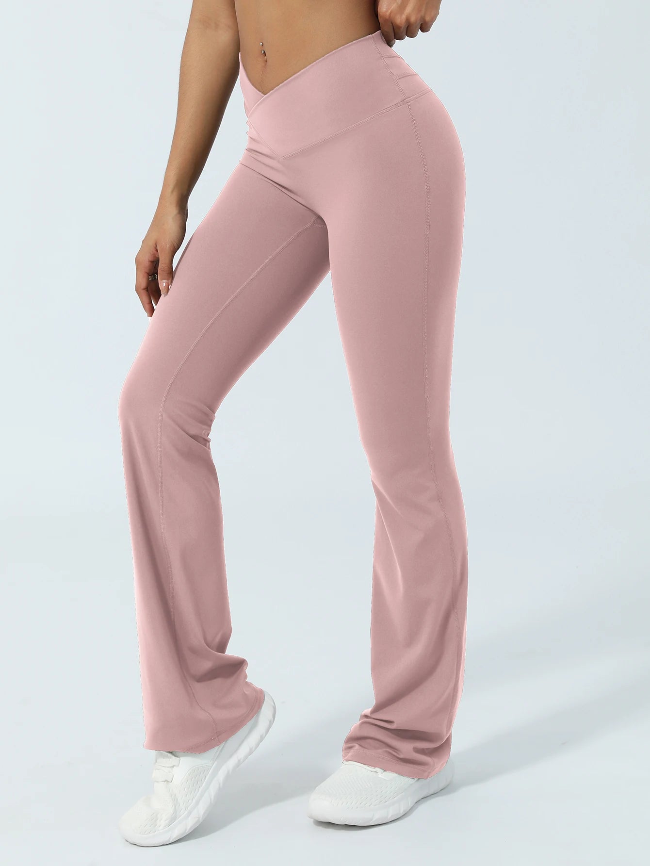 CrossWaist Yoga Hose High Waisted