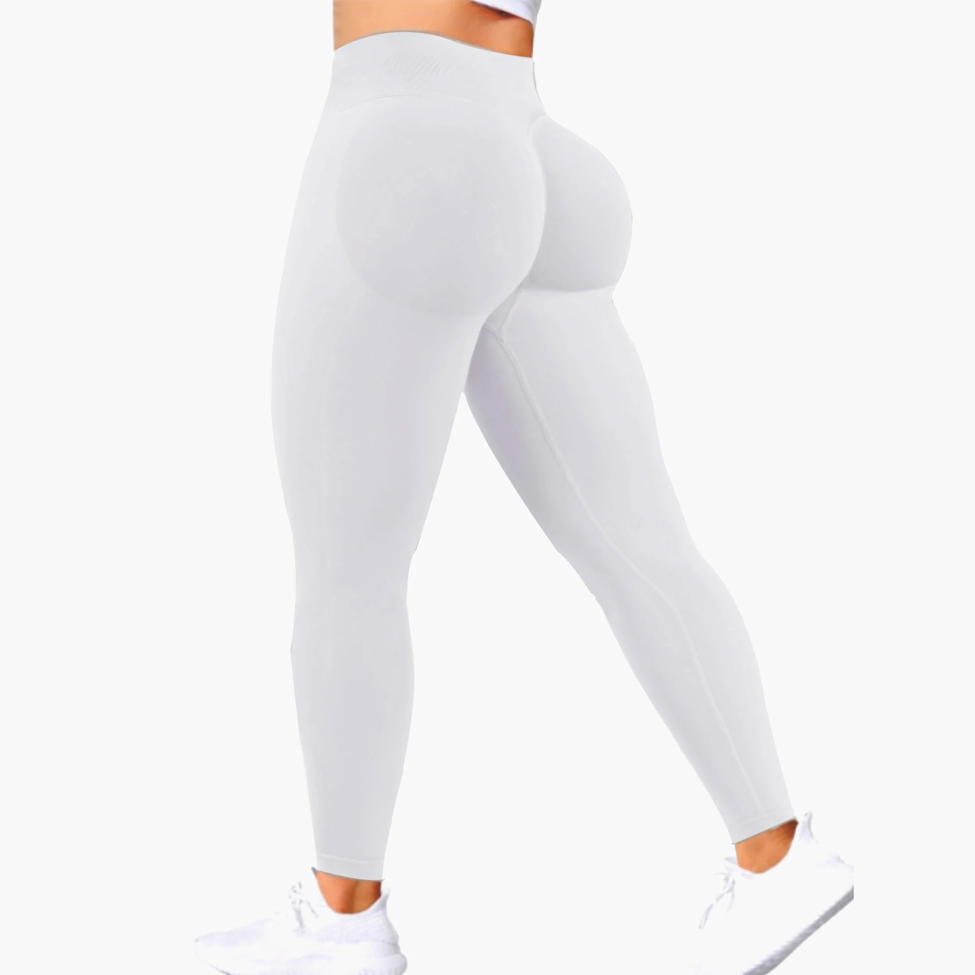Peach Leggings High Waisted