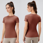 Plain T-Shirt Damen