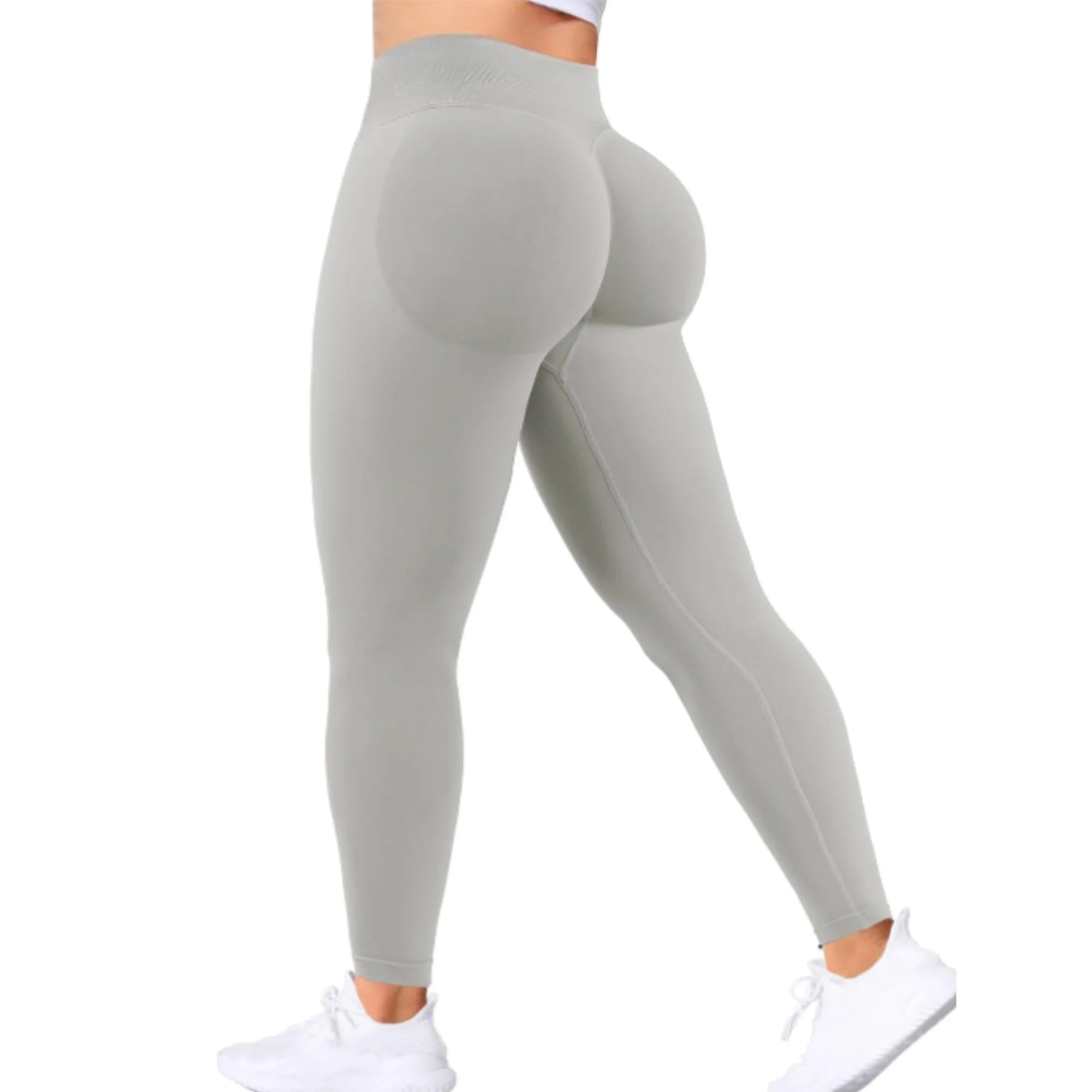 Peach Leggings High Waisted