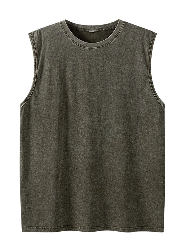 Faded Tanktop Herren - Armeegrün
