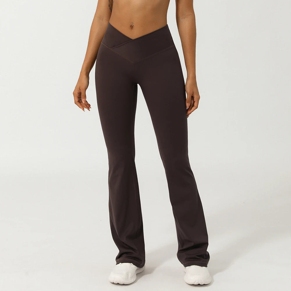 CrossWaist Yoga Hose High Waisted