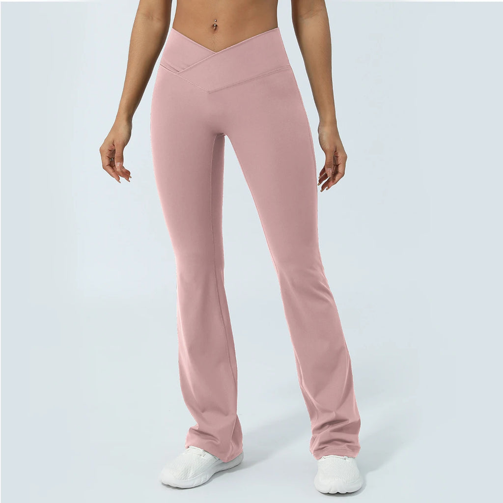 CrossWaist Yoga Hose High Waisted