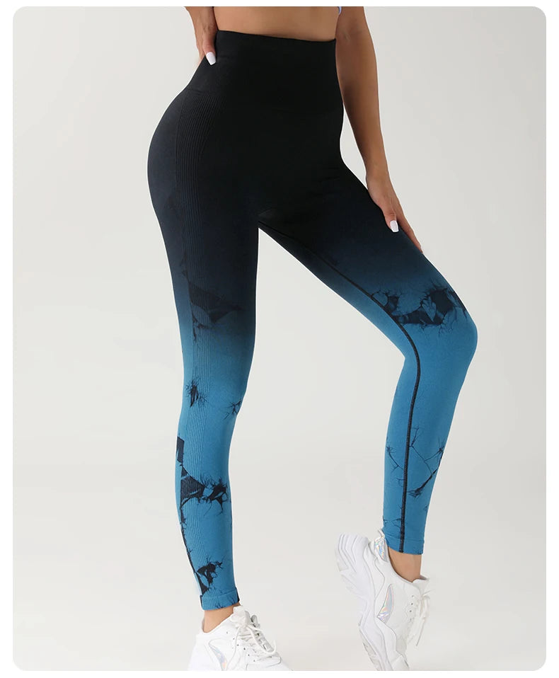 Ombré Leggings High Waisted