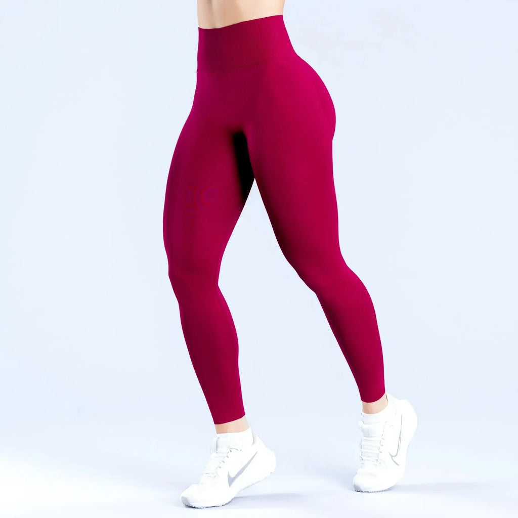 Peach Leggings High Waisted
