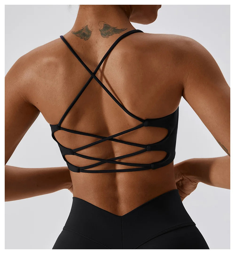 Laced Sports Bra