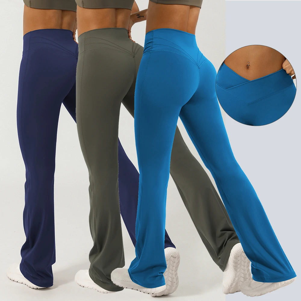 CrossWaist Yoga Hose High Waisted