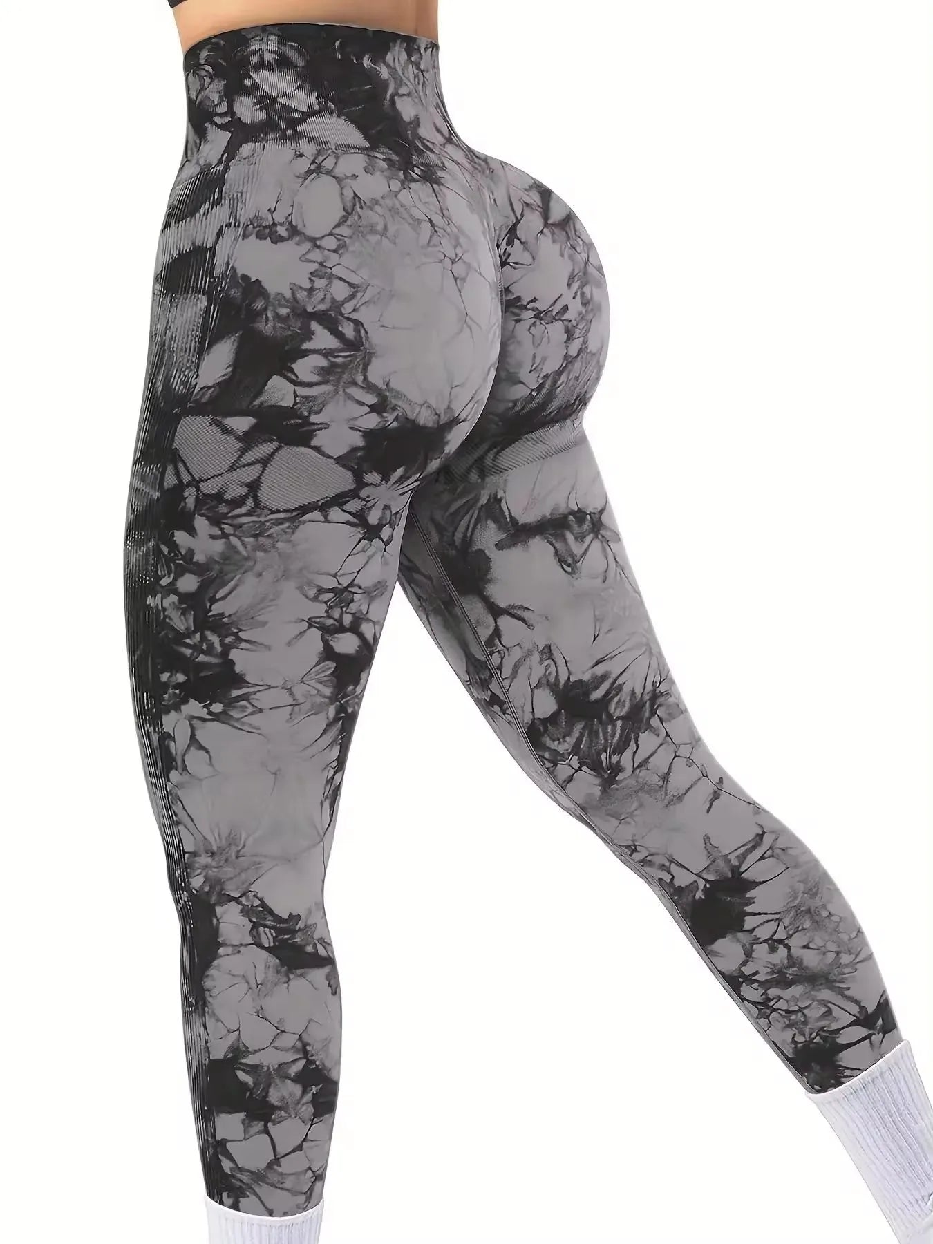 Batik Leggings High Waisted