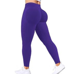 Peach Leggings High Waisted