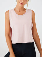 Feather Crop Top Damen