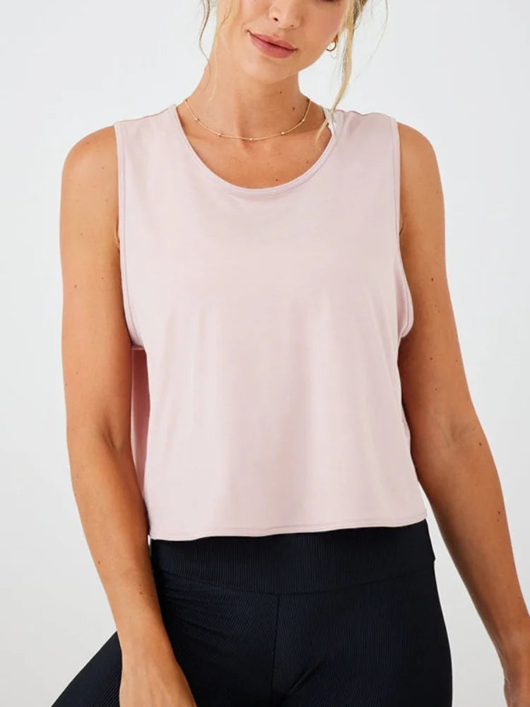 Feather Crop Top Damen
